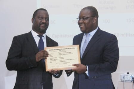 Première cotation de la Société ivoirienne de Banque à la Bourse régionale des valeurs mobilières d’Abidjan