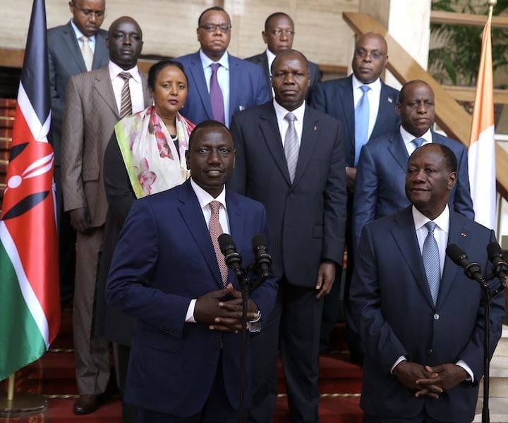 Le Vice-président du Kenya félicite la Côte d’Ivoire pour sa nouvelle constitution ‘’progressiste’’