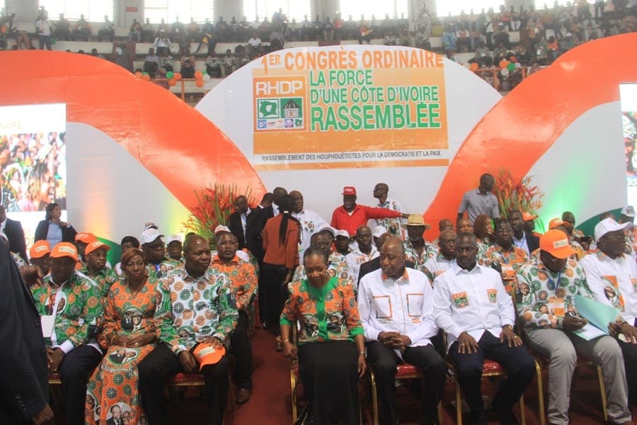 Ouverture du premier congrès du RHDP sur fond de précampagne présidentielle
