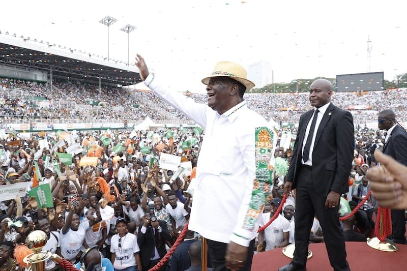 Côte d’Ivoire : naissance officielle du Parti unifié Rhdp