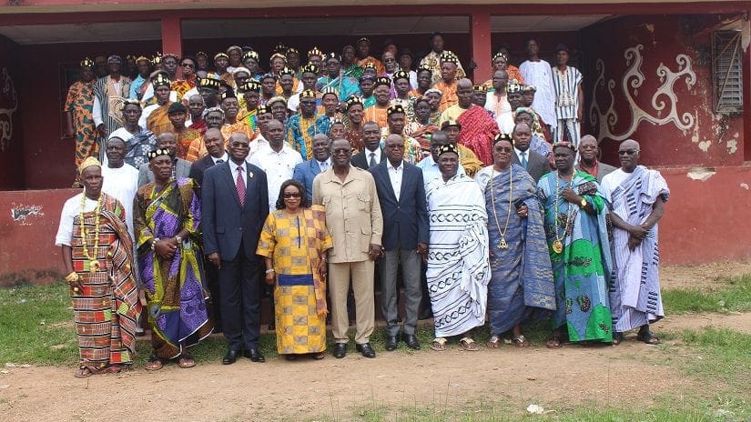 Ahoussou Jeannot demande la médiation des chefs du N’zi pour le retour de Bédié au RHDP Ahoussou Jeannot, président du Sénat