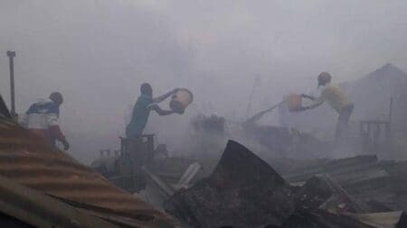 Incendie du marché de Bouaké