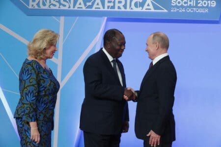 Le président Allassane Ouattara a pris part à la cérémonie officielle d’ouverture du Forum économique de haut niveau Russie-Afrique
