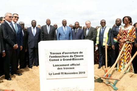 Grand-Bassam: Début des travaux d’ouverture de l’embouchure