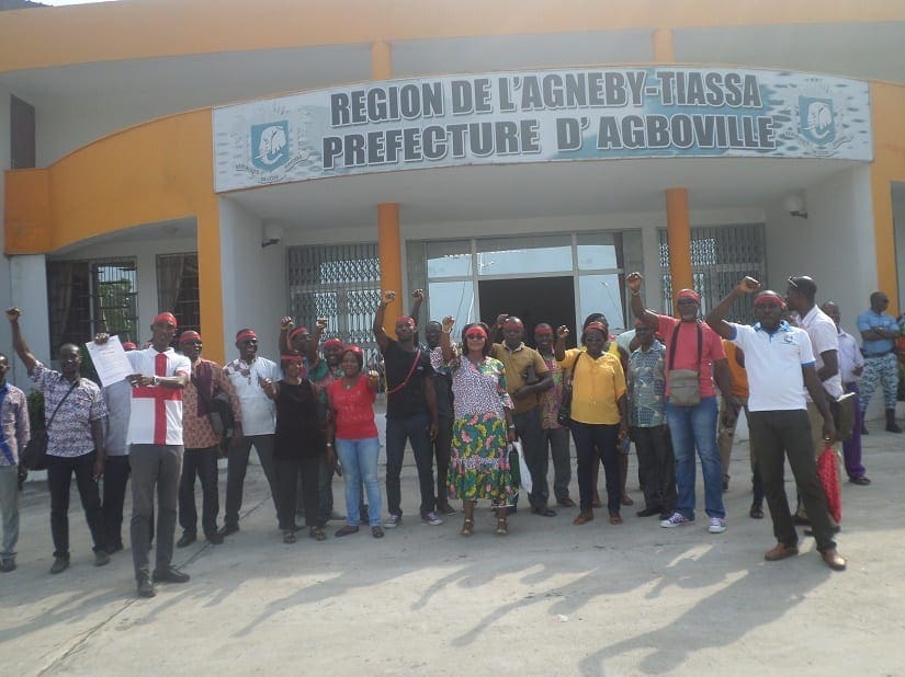 Des fonctionnaires et agents de l’Etat d’Agboville exigent la suspension de l’arrimage CMU/MUGEF-CI