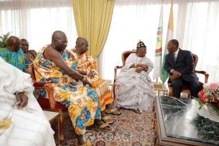 Après le Roi de l’Indénié Ouattara rencontre la Reine de Sakassou