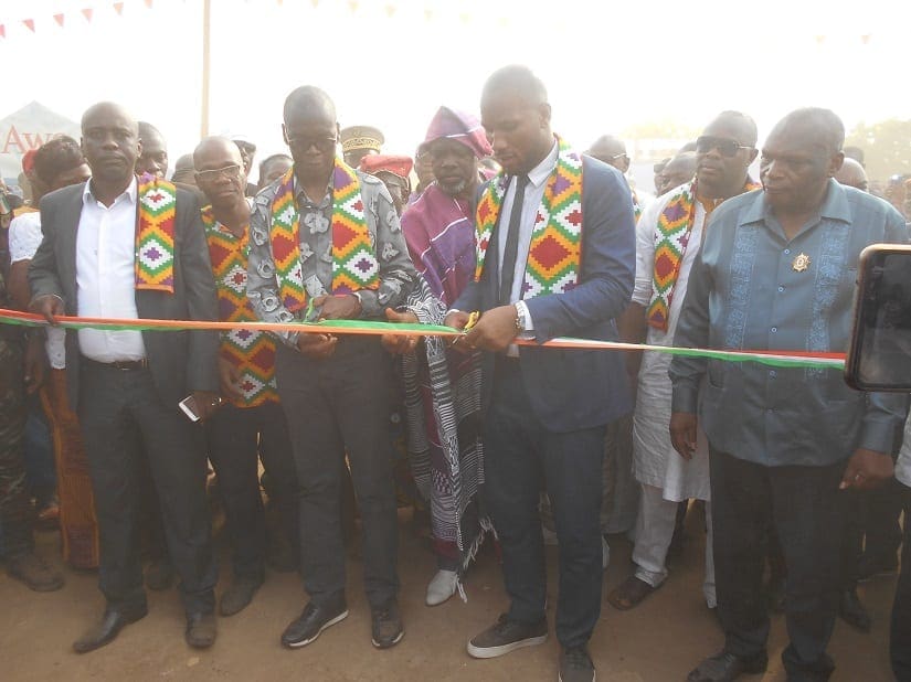 L’école primaire « Didier Drogba » de Samarifla inaugurée à Bouaflé