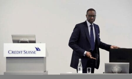 Tidjane Thiam démissione de la direction générale du Crédit Suisse