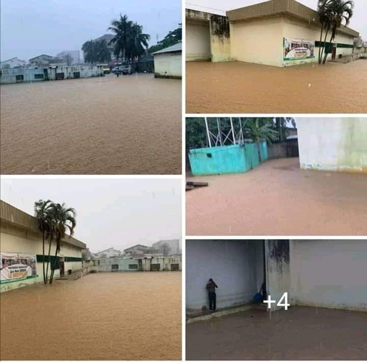 Pluies diluviennes à Abidjan: L’EDEC de Rose Marie Guiraud inondée