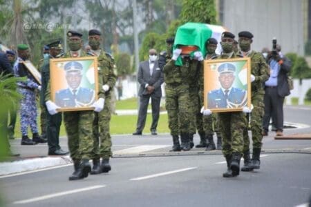 Cérémonie d’hommage aux militaires tués lors de l’attaque de Kafolo