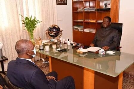 Le Médiateur de la République était chez Bédié