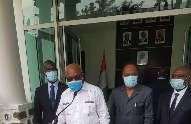 Hamed Bakayoko a reçu Assoa Adou et Danon Djedjé