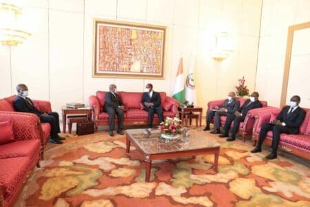 Alassane OUATTARA s’est entretenu avec BOUREIMA Abdallah