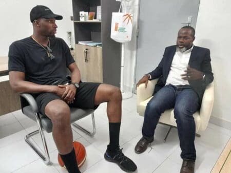 Vafessa Fofana visite la FIBB