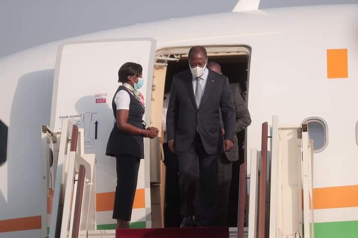 Alassane Ouattara est de retour à Abidjan!