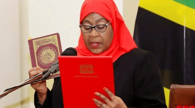 Samia Suluhu Hassan a prêté serment !
