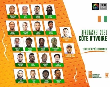 Afrobasket 2021 : Natxo Lezkano préselectionne 20 Éléphants