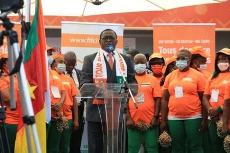 Danho inaugure le village Can et offre une tribune au Cocan