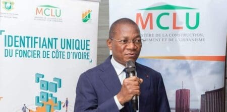 SÉCURISATION FONCIÈRE : LE MINISTRE BRUNO NABAGNÉ KONÉ A LANCÉ LA PHASE PILOTE D’IDENTIFICATION UNIQUE DES PARCELLES FONCIERES DANS LA COMMUNE DE MARCORY
