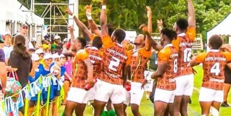 RugbyAfrica Men’s Seven-Qualif JO 2024: Les Eléphants se hissent à l’ultime tour