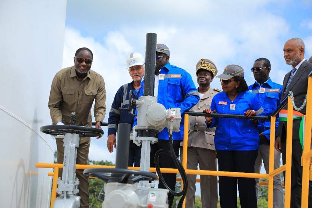 Mise en service de la sphère de 20 millions de litres de Super de Gestoci-Yamoussoukro Petrole:Sangafowa-Coulibaly annonce de grands chantiers