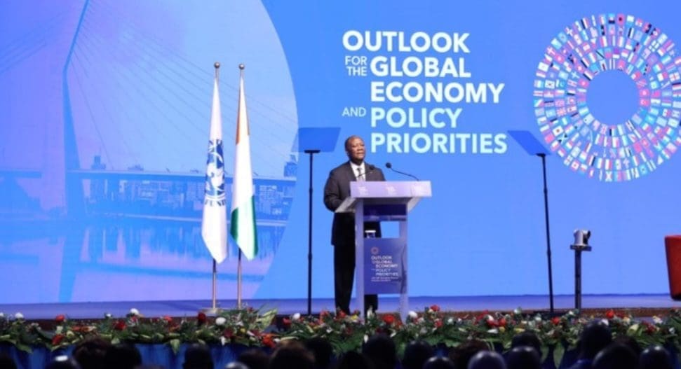 DISCOURS DE SON EXCELLENCE ALASSANE OUATTARA LORS DE LA CEREMONIE DE LEVER DE RIDAU DES ASSEMBLEES ANNUELLES FMI-BANQUE MONDIALE