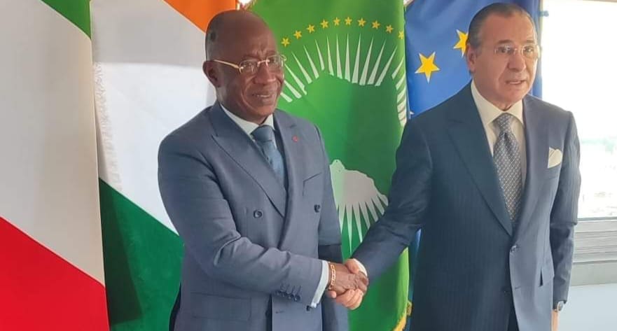 Sommet Italie – Afrique à Rome :Le ministre des Affaires étrangères multiplie les rencontres