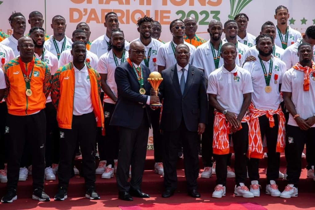 CAN 2023-Recompenses : Les Héros reçoivent une maison et 50 millions FCFA