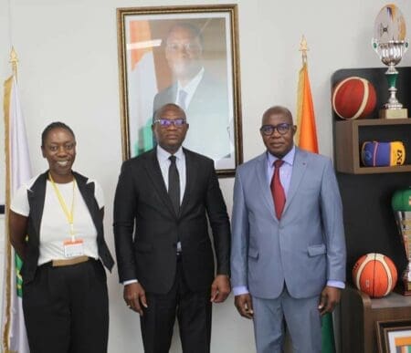 AUDIENCE / COOPÉRATION INTERNATIONALE:Une délégation de l’Ambassade d’Italie en Côte d’Ivoire chez le Ministre Adjé Silas METCH