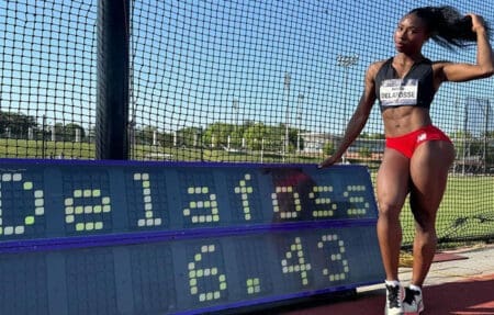 ATHLÉTISME-Saut en longueur : Aniella Delafosse signe un nouveau record national