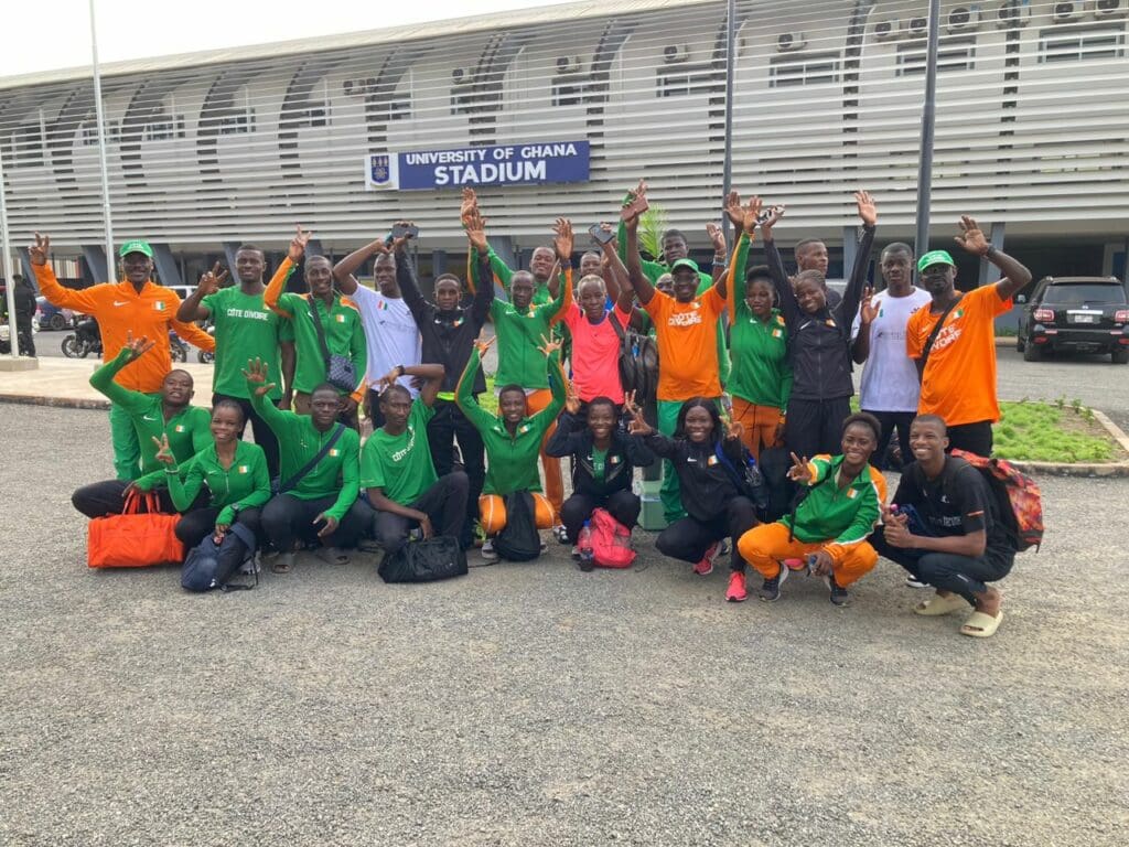 Champ.Sen.Region 2-Accra : Moisson satisfaisante pour la Côte-d’Ivoire