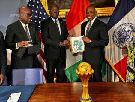 “Victory Tour” : Le maire de New-York se dit honoré de recevoir le trophée de la CAN