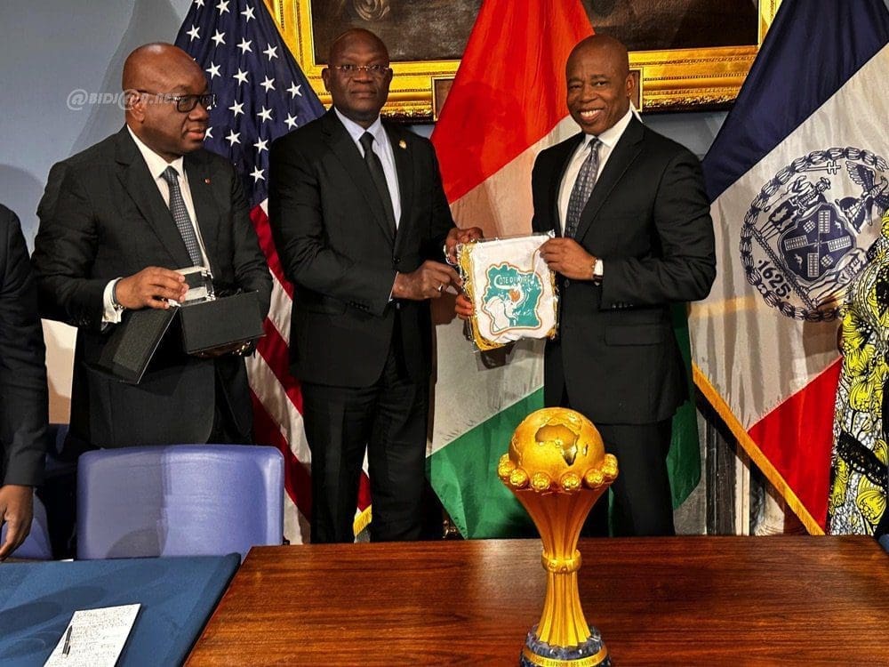 “Victory Tour” : Le maire de New-York se dit honoré de recevoir le trophée de la CAN
