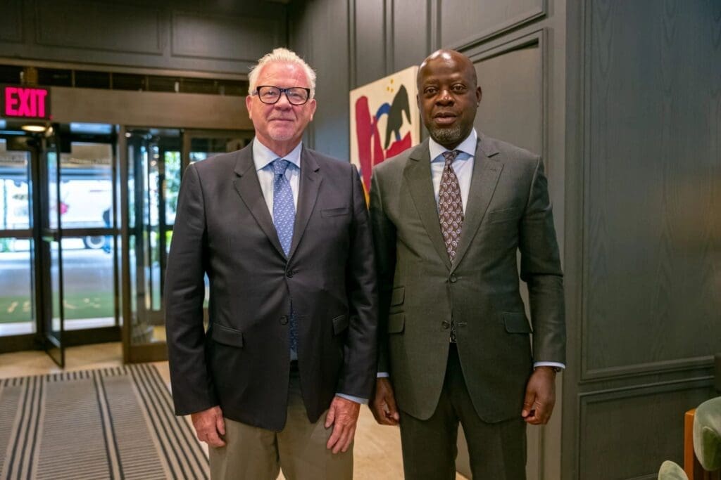 New-York : Alain-Richard Donwahi appelle au financement de la Fresque de la désertification