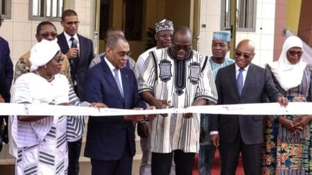 𝐁𝐮𝐫𝐤𝐢𝐧𝐚 𝐅𝐚𝐬𝐨 / 𝐑𝐞𝐧𝐟𝐨𝐫𝐜𝐞𝐦𝐞𝐧𝐭 𝐝𝐞𝐬 𝐢𝐧𝐟𝐫𝐚𝐬𝐭𝐫𝐮𝐜𝐭𝐮𝐫𝐞𝐬 𝐝𝐞 𝐥𝐚 𝐁𝐂𝐄𝐀𝐎:𝐋𝐞 𝐌𝐢𝐧𝐢𝐬𝐭𝐫𝐞 𝐀𝐝𝐚𝐦𝐚 𝐂𝐨𝐮𝐥𝐢𝐛𝐚𝐥𝐲 𝐩𝐫é𝐬𝐞𝐧𝐭 à 𝐥’𝐢𝐧𝐚𝐮𝐠𝐮𝐫𝐚𝐭𝐢𝐨𝐧 𝐝’𝐮𝐧 𝐧𝐨𝐮𝐯𝐞𝐥 𝐢𝐦𝐦𝐞𝐮𝐛𝐥𝐞 𝐝𝐞 𝐥’𝐚𝐠𝐞𝐧𝐜𝐞 𝐚𝐮𝐱𝐢𝐥𝐢𝐚𝐢𝐫𝐞 𝐝𝐞 𝐁𝐨𝐛𝐨-𝐃𝐢𝐨𝐮𝐥𝐚𝐬𝐬𝐨