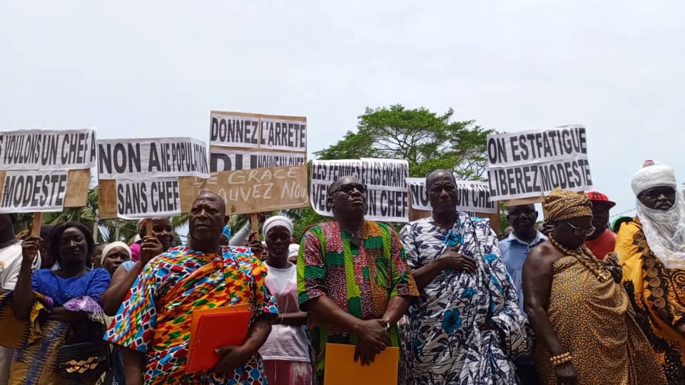 Grand-Bassam / Chefferie de Modeste:Les populations exigent un arrêté pour leur nouveau chef