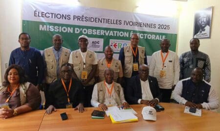 Présidentielle ivoirienne : la mission ADC-ROEF salue un scrutin “calme, serein” et appelle à renforcer la participation citoyenne