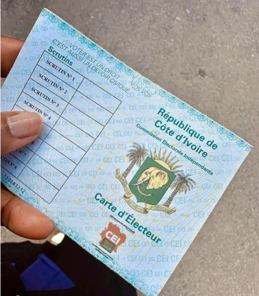 🇨🇮 ÉLECTIONS 2025 : LA CEI PROLONGE LA DISTRIBUTION DES CARTES D’ÉLECTEUR JUSQU’AU 22 OCTOBRE Prolongement de la Distribution des cartes d'électeurs jusqu'au 22 Octobre 2025