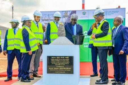 Beugré Mambé lance les travaux du complexe d’hydrodésulfuration du gasoil de la SIR, d’un coût de 545 milliards FCFA