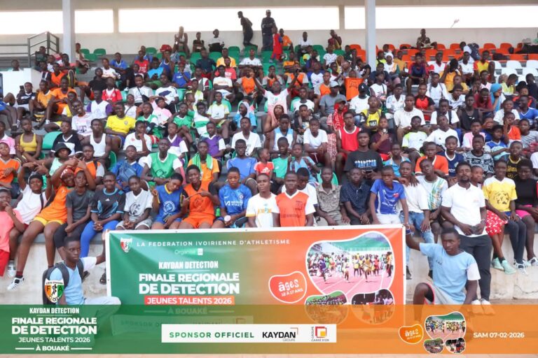 Détection Finale Régionale Bouaké 2026 : plus de 250 jeunes cracks brillent au stade municipal