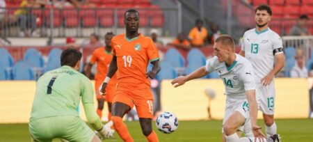 Nicolas Pépé avec la sélection ivoirienne lors de son retour en 2026